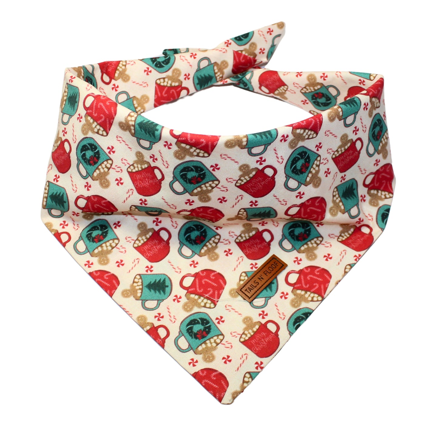 Ginger Bread Christmas Cocoa Cotton Bandana