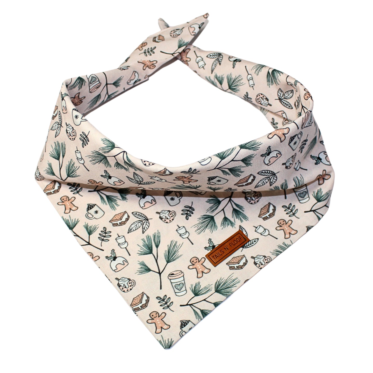 Boho Christmas Cotton Bandana