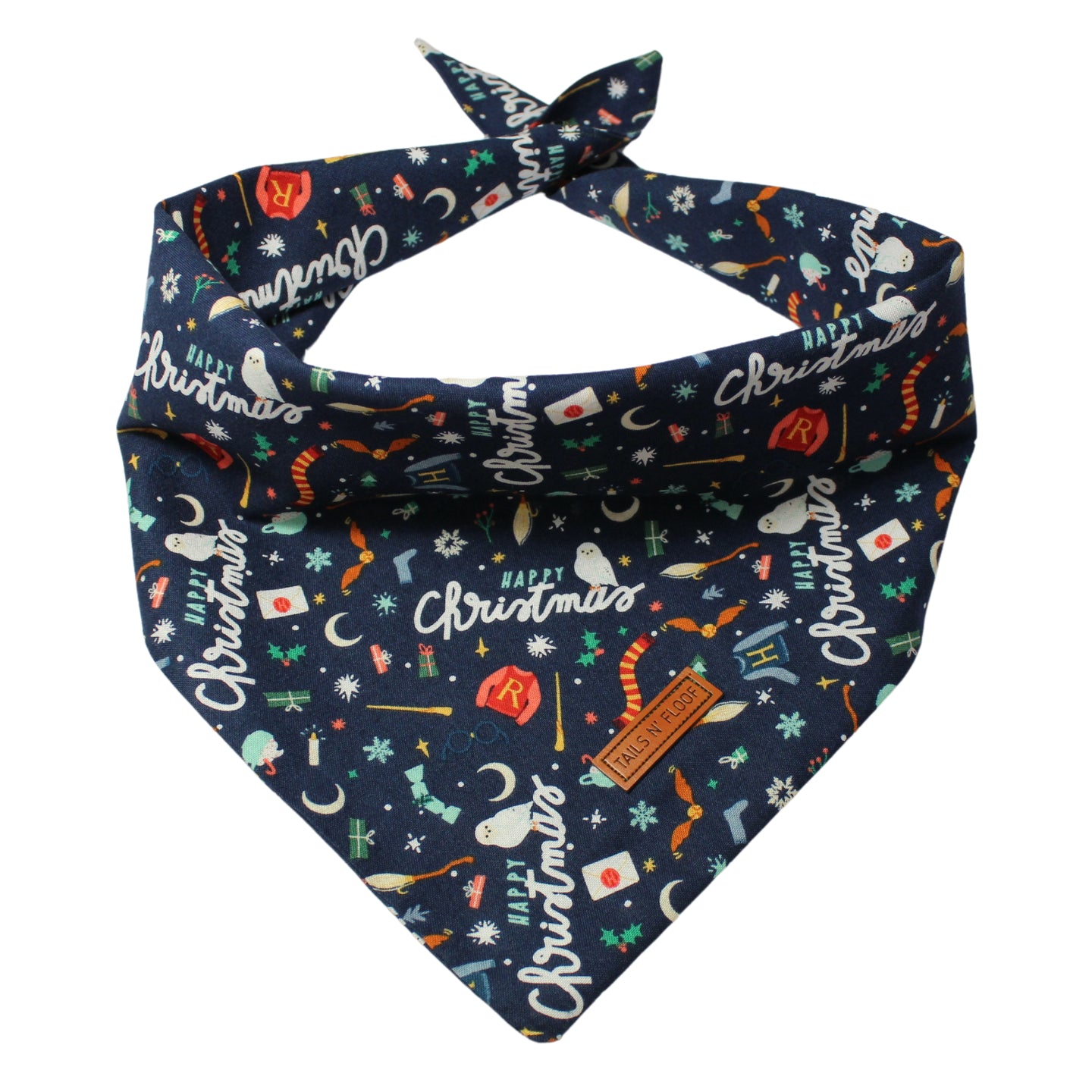 Happy Christmas Potter Cotton Bandana