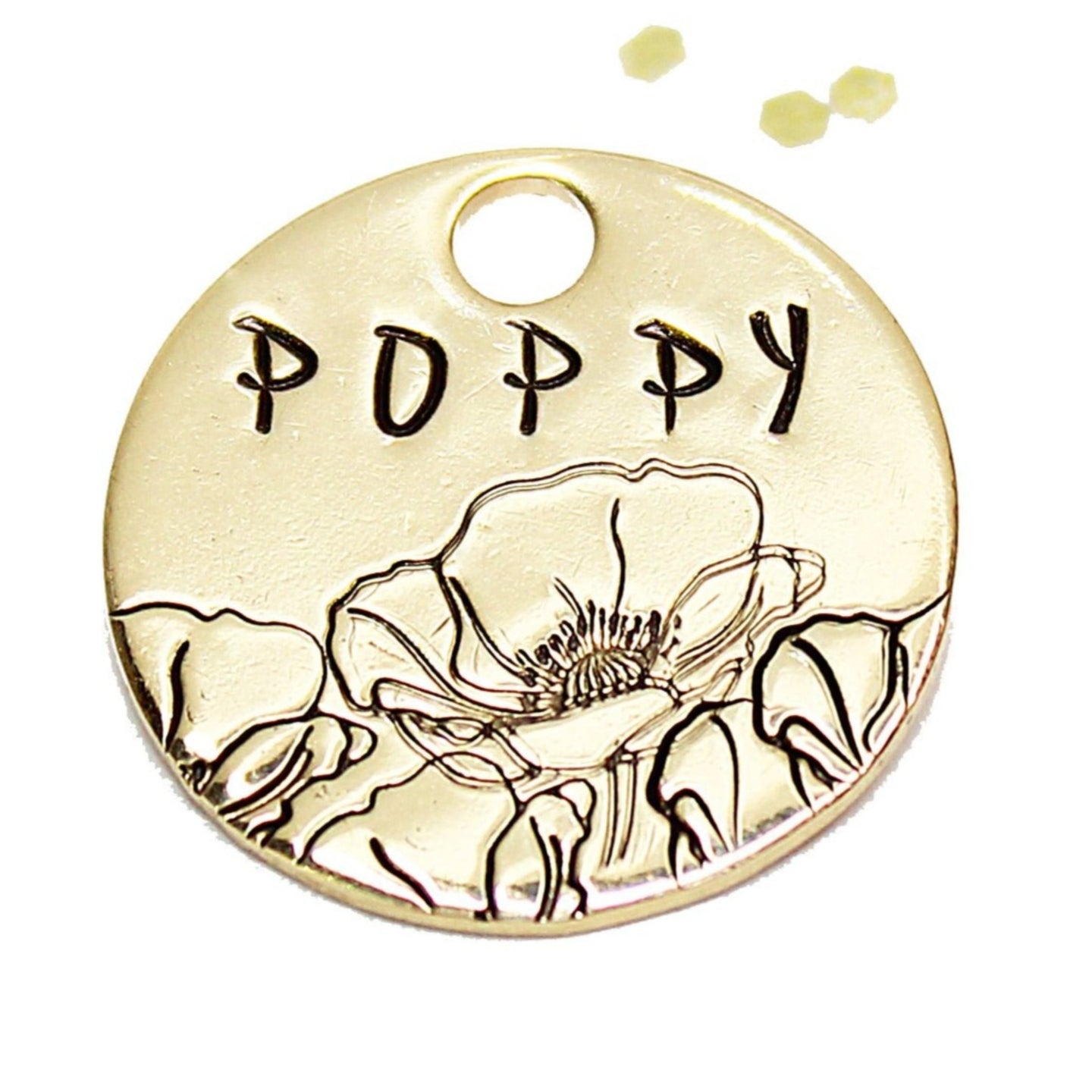 Bouquet of Poppies Dog & Cat ID Tag